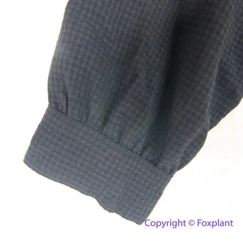 New! Madewell Preston Puff-Sleeve Top‎ in true black, size S
